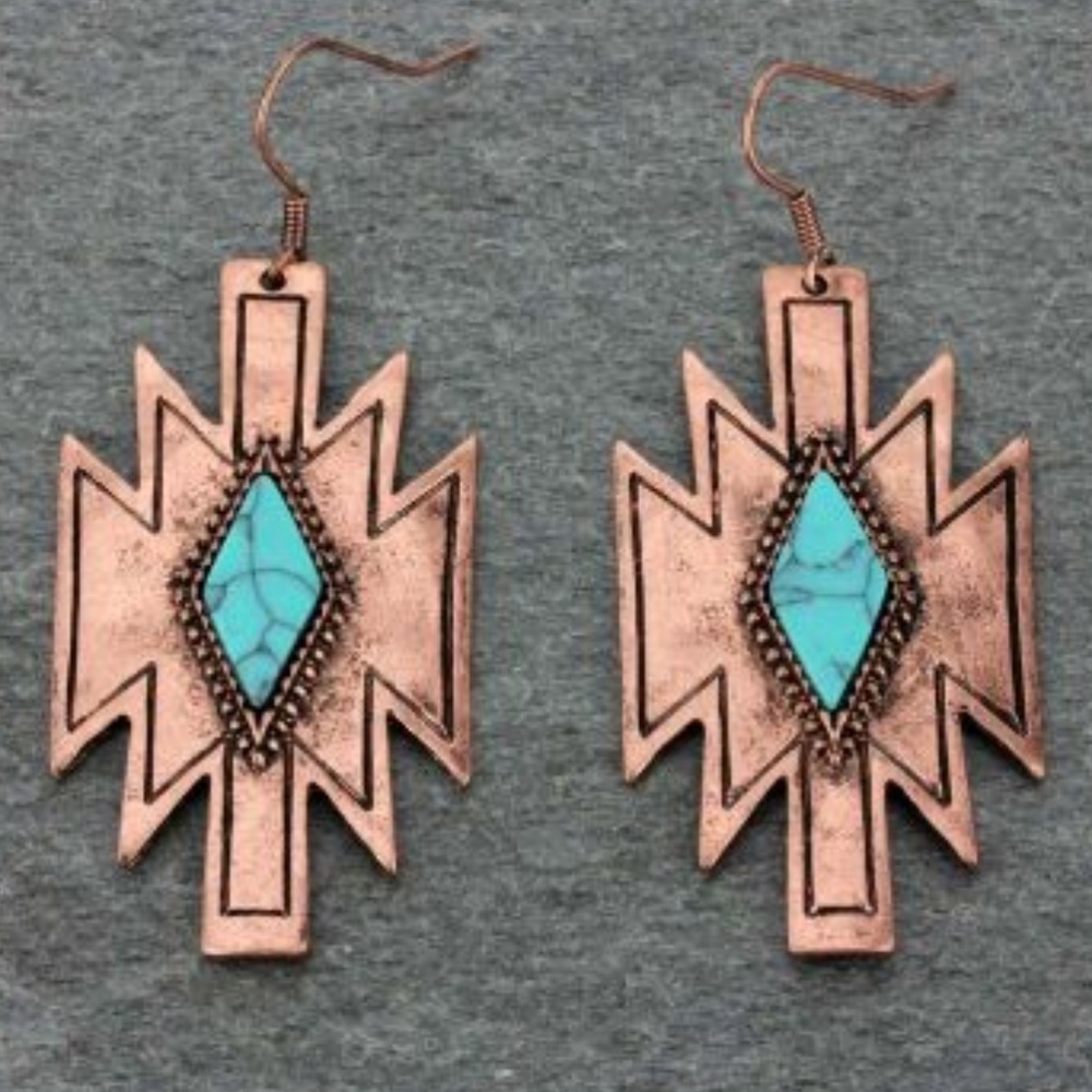 Western Aztec Earrings